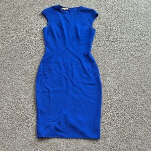 MICHAEL Michael Kors Cobalt Blue Midi Dress